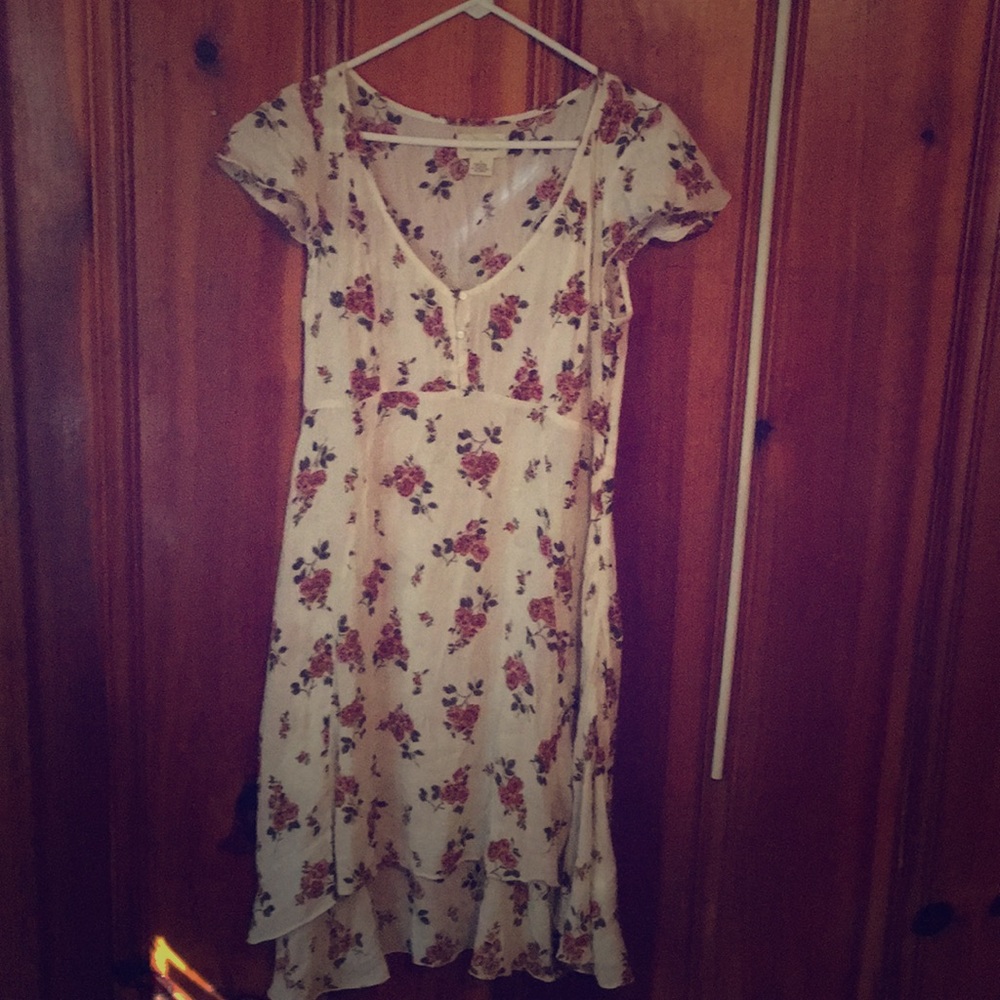 Ralph Lauren Sheer Floral Dress Size 10